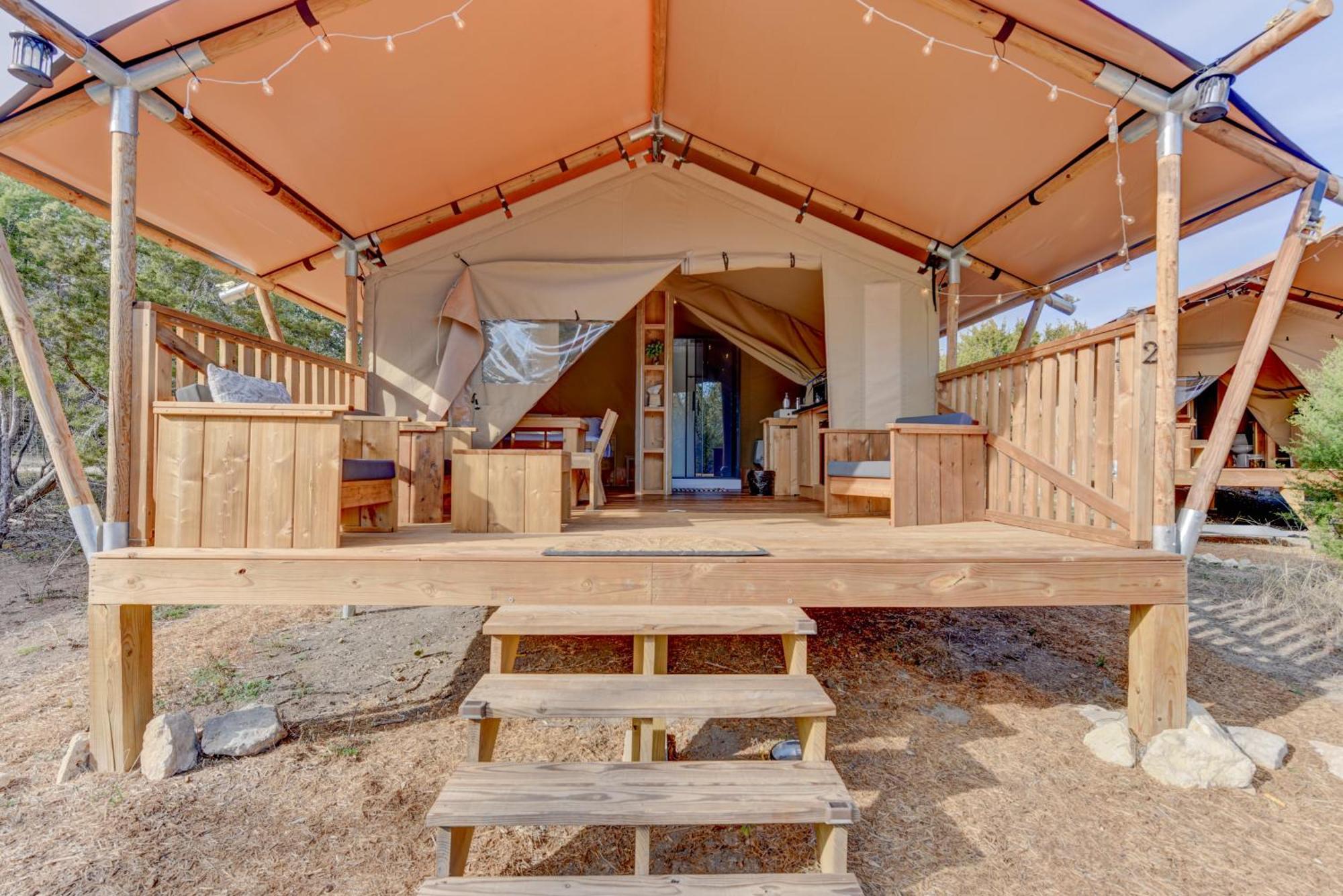 12 Fires Luxury Glamping With Heating #2 Hotel Johnson City Buitenkant foto